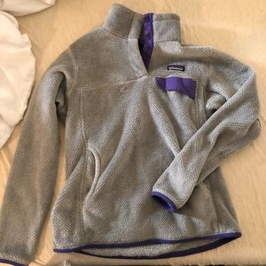 Patagonia snap pullover fleece sweater